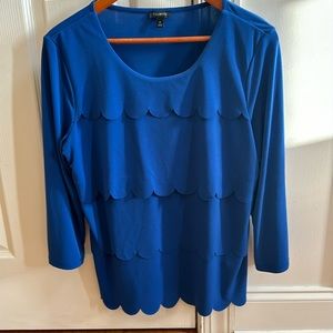 Talbots 3/4 sleeve blouse. Like NEW. EUC. Worn once.